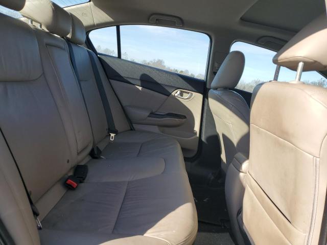 19XFB2F98DE022864 - 2013 HONDA CIVIC EXL თეთრი ფოტო 10