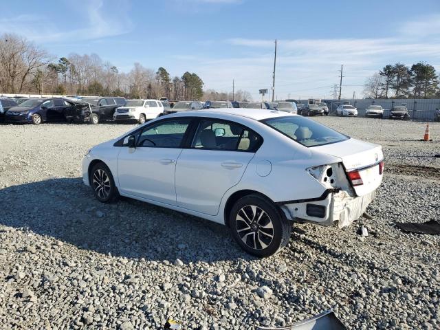 19XFB2F98DE022864 - 2013 HONDA CIVIC EXL WHITE photo 2