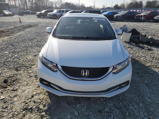 19XFB2F98DE022864 - 2013 HONDA CIVIC EXL WHITE photo 5