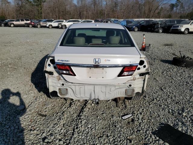 19XFB2F98DE022864 - 2013 HONDA CIVIC EXL WHITE photo 6