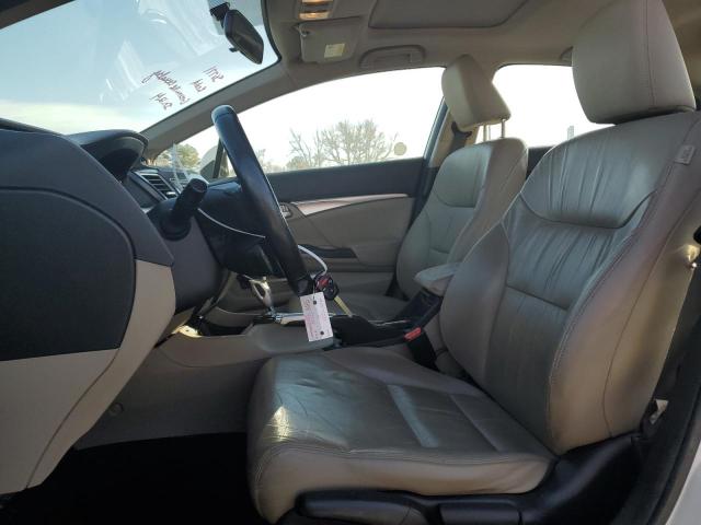 19XFB2F98DE022864 - 2013 HONDA CIVIC EXL თეთრი ფოტო 7