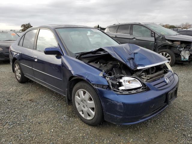 2HGES26762H563974 - 2002 HONDA CIVIC EX BLUE photo 4