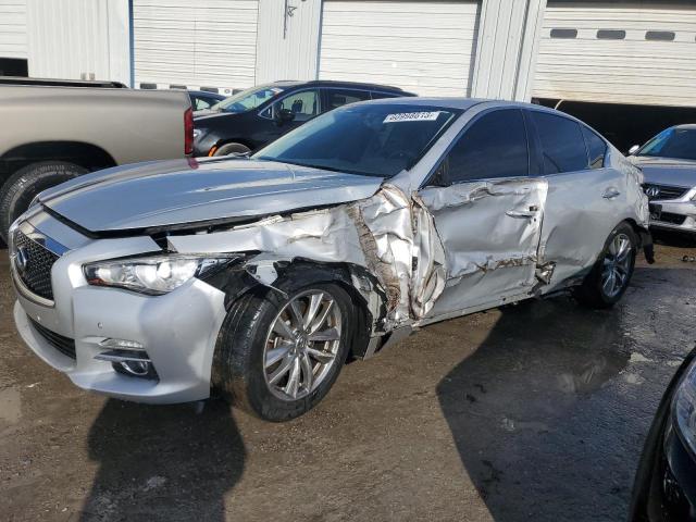 JN1CV7AR7GM250345 - 2016 INFINITI Q50 BASE SILVER photo 1