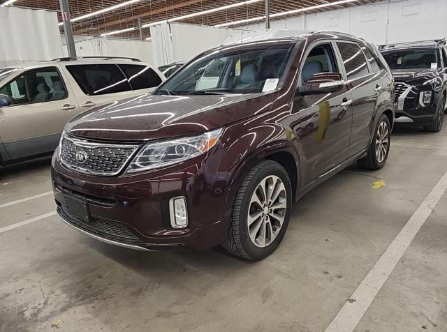 5XYKW4A7XFG605429 - 2015 KIA SORENTO SX BURGUNDY photo 2