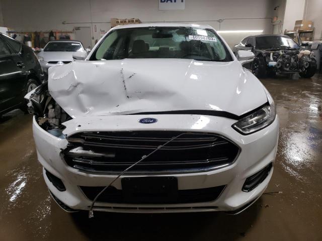 3FA6P0H78DR199060 - 2013 FORD FUSION SE WHITE photo 5