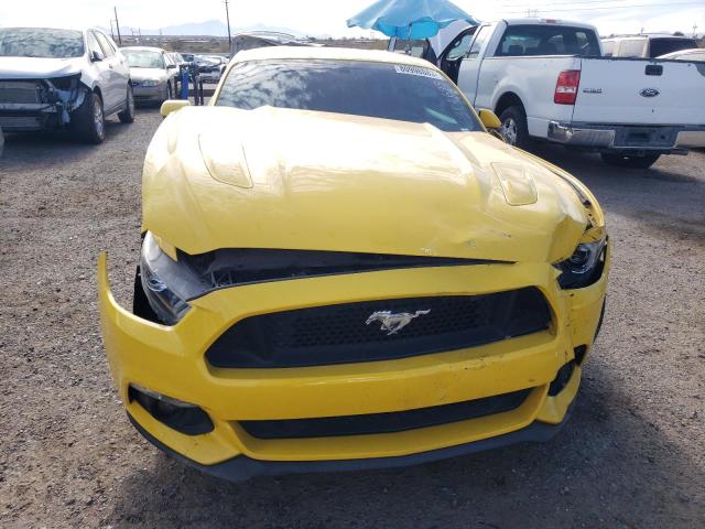 1FA6P8CF6F5314693 - 2015 FORD MUSTANG GT YELLOW photo 5