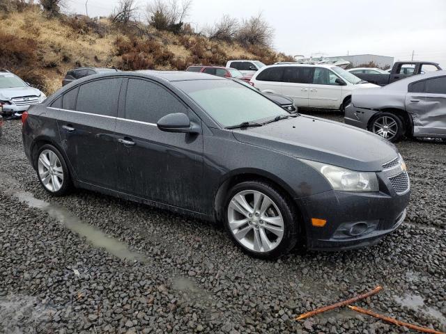 1G1PH5SC4C7344026 - 2012 CHEVROLET CRUZE LTZ BLACK photo 4