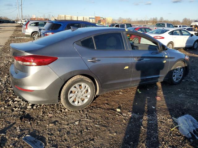 5NPD74LF0JH359356 - 2018 HYUNDAI ELANTRA SE GRAY photo 3