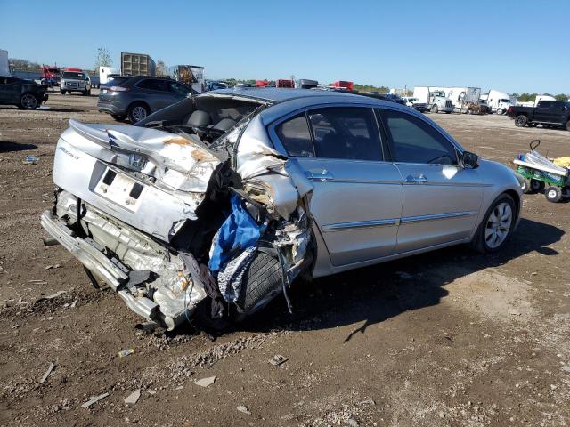 1HGCP36858A010487 - 2008 HONDA ACCORD EXL SILVER photo 3