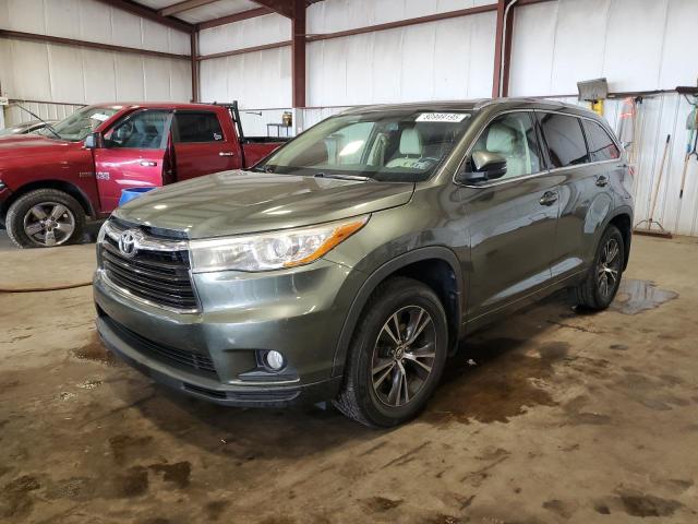 2016 TOYOTA HIGHLANDER XLE, 