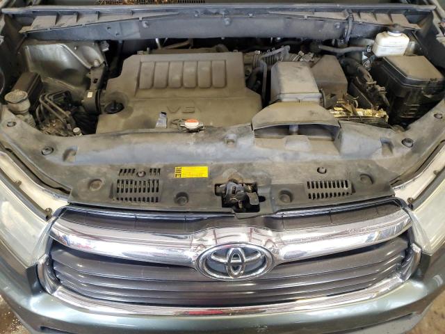 5TDJKRFH5GS337366 - 2016 TOYOTA HIGHLANDER XLE GREEN photo 12