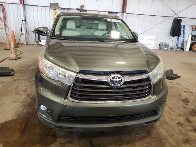 5TDJKRFH5GS337366 - 2016 TOYOTA HIGHLANDER XLE GREEN photo 5