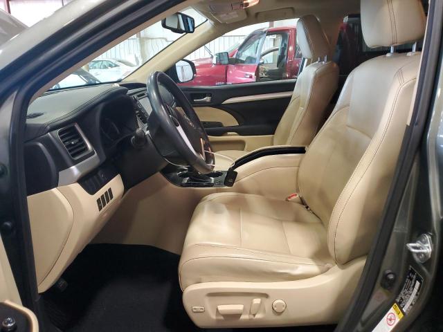 5TDJKRFH5GS337366 - 2016 TOYOTA HIGHLANDER XLE GREEN photo 7