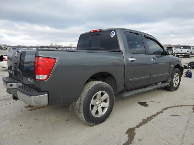 1N6AA07B14N588098 - 2004 NISSAN TITAN XE GRAY photo 3