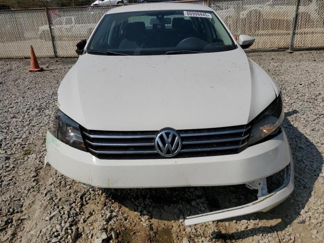 1VWAH7A33CC018250 - 2012 VOLKSWAGEN PASSAT S WHITE photo 5