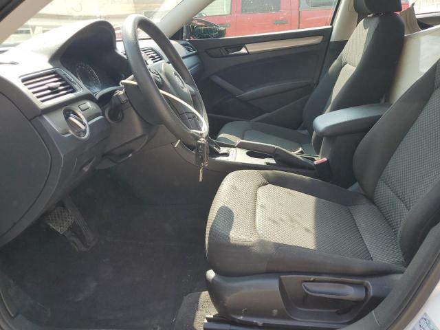 1VWAH7A33CC018250 - 2012 VOLKSWAGEN PASSAT S WHITE photo 7