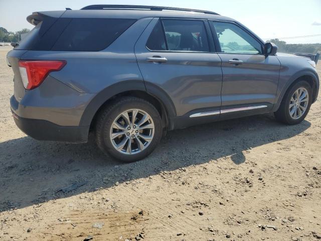 1FMSK8DH4MGC04195 - 2021 FORD EXPLORER XLT 灰色 照片 3
