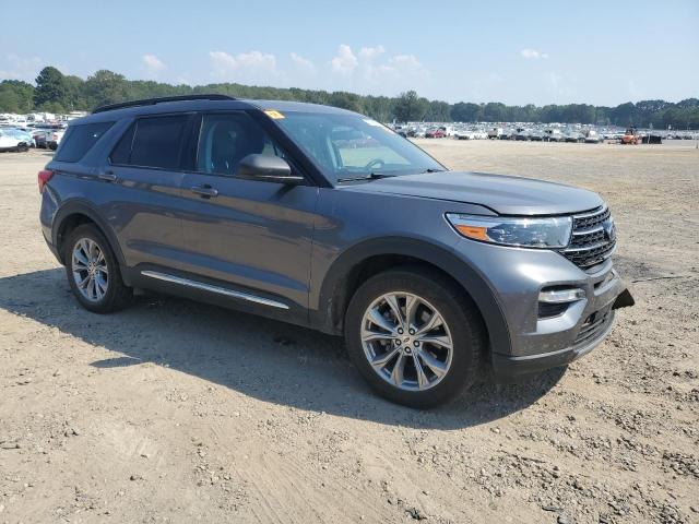 1FMSK8DH4MGC04195 - 2021 FORD EXPLORER XLT 灰色 照片 4