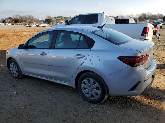 3KPA24AD0PE566815 - 2023 KIA RIO LX SILVER photo 2