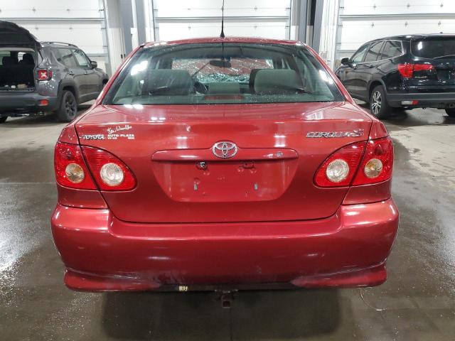 1NXBR32E67Z917452 - 2007 TOYOTA COROLLA CE RED photo 6