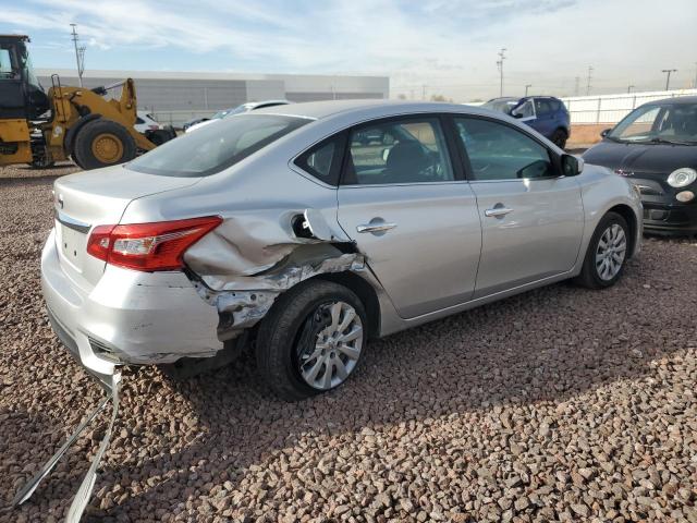 3N1AB7AP8JY329168 - 2018 NISSAN SENTRA S SILVER photo 3