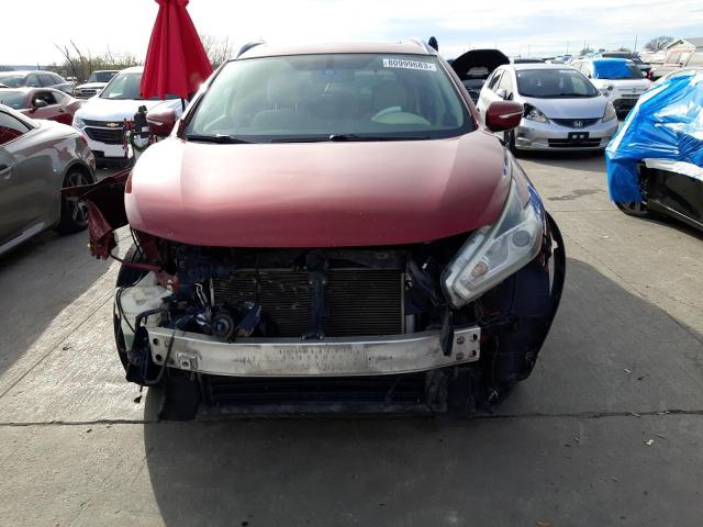 5N1AZ2MG4FN226613 - 2015 NISSAN MURANO S BURGUNDY photo 5