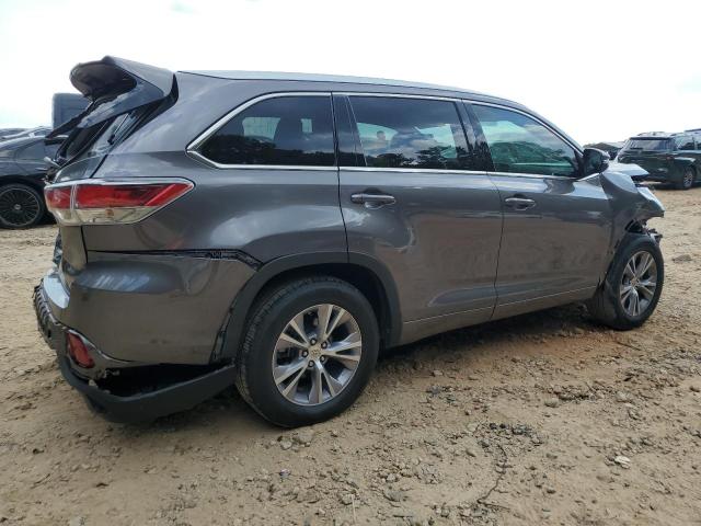 5TDKKRFH6ES037370 - 2014 TOYOTA HIGHLANDER XLE Boz foto 3