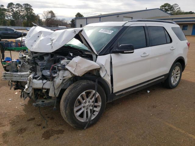 1FM5K7D84HGD53879 - 2017 FORD EXPLORER XLT WHITE photo 1