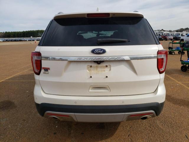 1FM5K7D84HGD53879 - 2017 FORD EXPLORER XLT WHITE photo 6