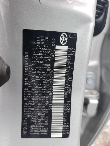 5YFB4MDE9SP247536 - 2025 TOYOTA COROLLA LE SILVER photo 12