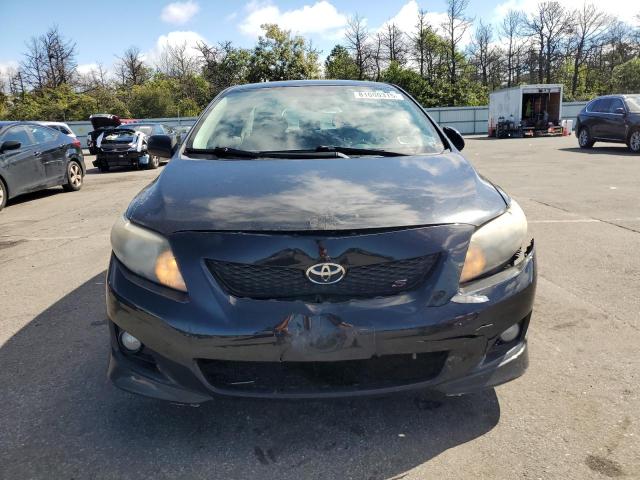 2T1BU4EE7AC435064 - 2010 TOYOTA COROLLA BASE BLACK photo 5