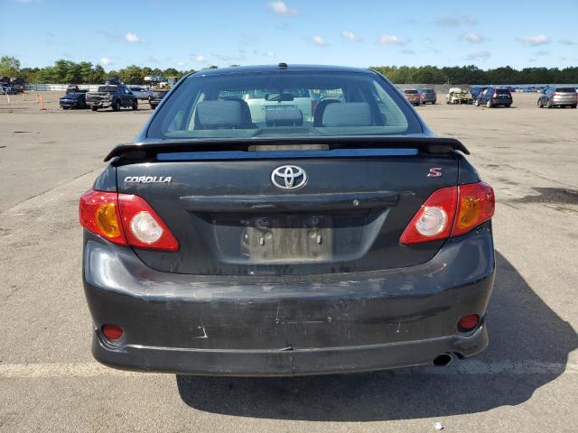 2T1BU4EE7AC435064 - 2010 TOYOTA COROLLA BASE BLACK photo 6