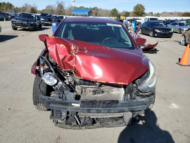 5NPDH4AE1FH556079 - 2015 HYUNDAI ELANTRA SE RED photo 5