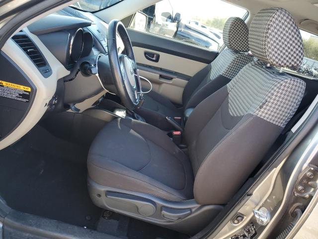 KNDJT2A23B7278487 - 2011 KIA SOUL + GRAY photo 7