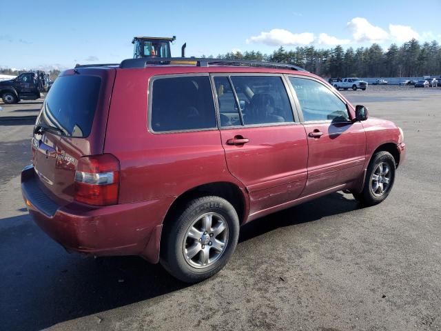 JTEEP21A640003152 - 2004 TOYOTA HIGHLANDER MAROON photo 3