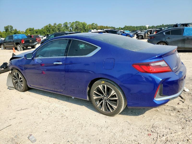 1HGCT1B82HA009769 - 2017 HONDA ACCORD EXL BLUE photo 2