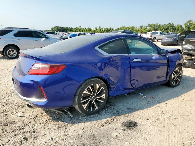 1HGCT1B82HA009769 - 2017 HONDA ACCORD EXL BLUE photo 3