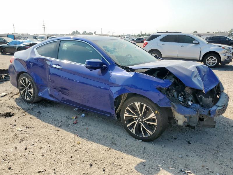1HGCT1B82HA009769 - 2017 HONDA ACCORD EXL BLUE photo 4