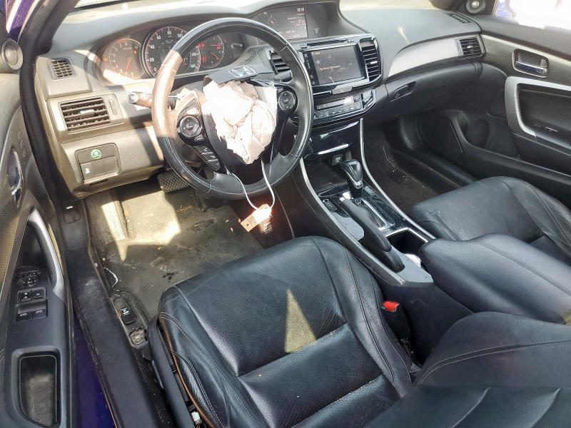 1HGCT1B82HA009769 - 2017 HONDA ACCORD EXL BLUE photo 8