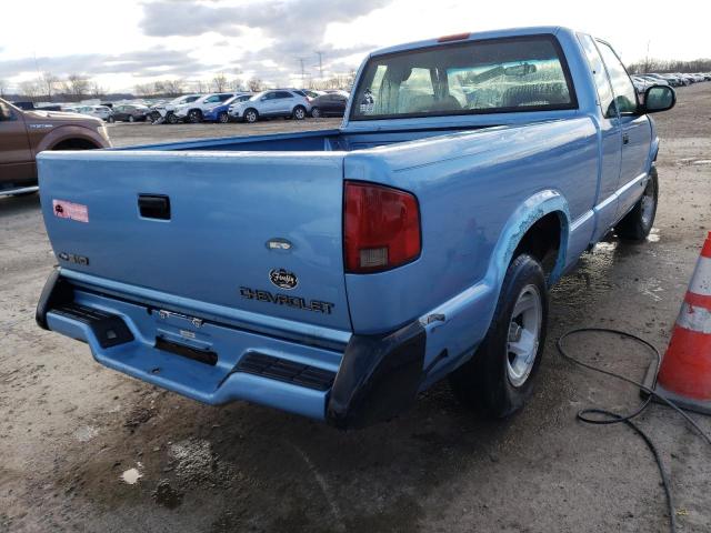 1GCCS19X7V8194516 - 1997 CHEVROLET S TRUCK S10 BLUE photo 3