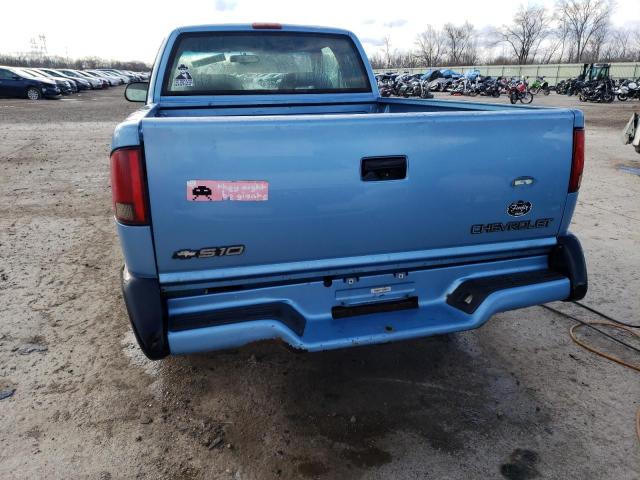 1GCCS19X7V8194516 - 1997 CHEVROLET S TRUCK S10 BLUE photo 6