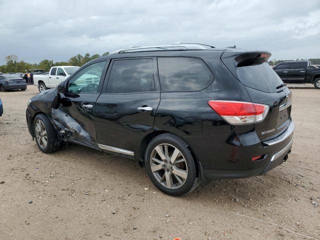 5N1AR2MN6EC700389 - 2014 NISSAN PATHFINDER S BLACK photo 2