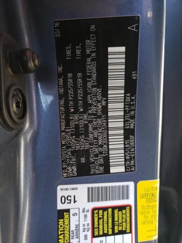 5TDDK3DC6GS134911 - 2016 TOYOTA SIENNA XLE 蓝色 照片 14