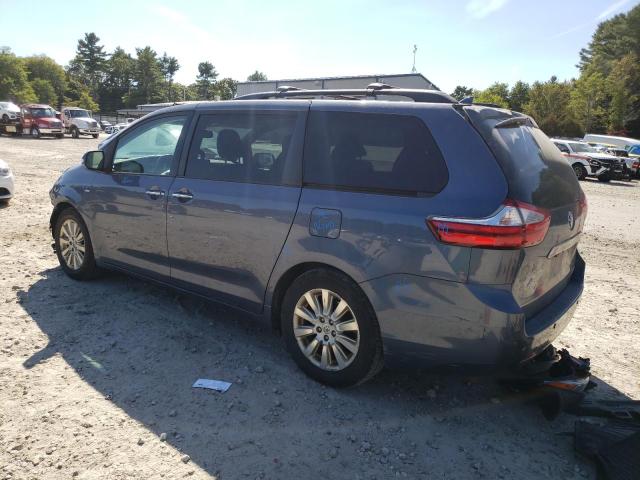 5TDDK3DC6GS134911 - 2016 TOYOTA SIENNA XLE 蓝色 照片 2