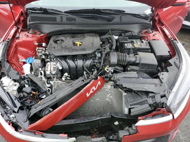 3KPF24AD0PE509116 - 2023 KIA FORTE LX RED photo 11