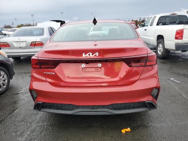 3KPF24AD0PE509116 - 2023 KIA FORTE LX RED photo 6