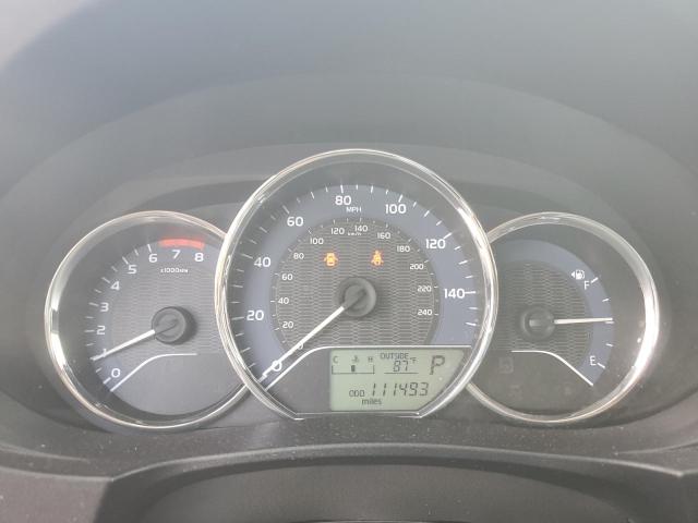 5YFBURHE9EP135136 - 2014 TOYOTA COROLLA L SILVER photo 9