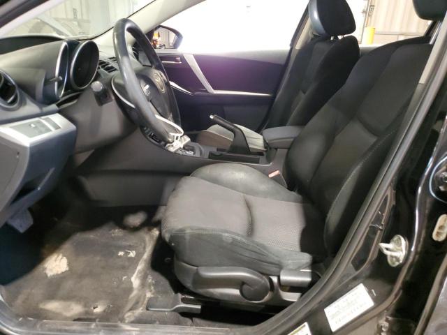 JM1BL1V65C1579486 - 2012 MAZDA 3 S BLACK photo 7