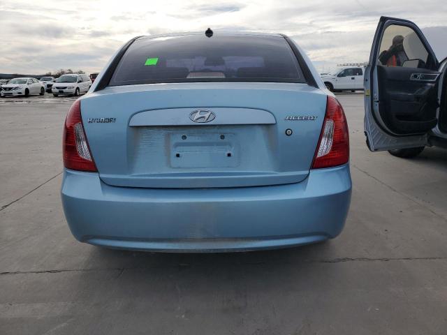 KMHCN4ACXBU602815 - 2011 HYUNDAI ACCENT GLS BLUE photo 6