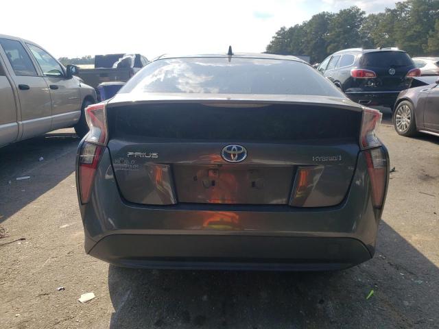JTDKBRFU5J3600904 - 2018 TOYOTA PRIUS CHARCOAL photo 6